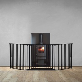 70cm + 90gate + 70cm/Total 230cm : 3 Panel Fireguard (Large)