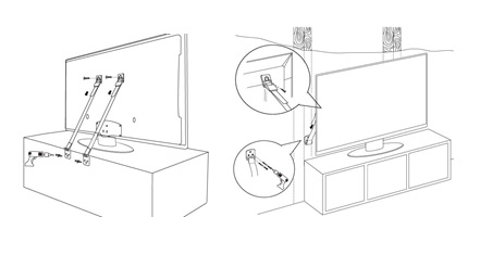 baby tv straps installation guide